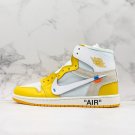 Off-White x Air Jordan 1 Retro High OG 'Canary Yellow' AQ0818 149