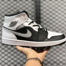 Men’s Shoes 554724-073 Air Jordan 1 Mid “White Shadow” White