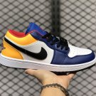 Air Jordan 1 Low White Royal Blue Yellow On Sale 553558-123