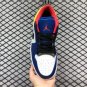 Air Jordan 1 Low White Royal Blue Yellow On Sale 553558-123