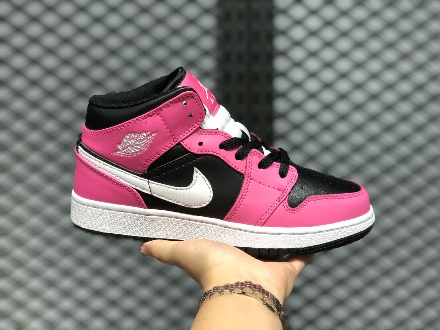 Air Jordan 1 Mid GS Black