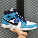 Air Jordan 1 Mid “Hornets” Blue Lagoon