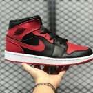 Air Jordan 1 Mid “Bred” Basketball Shoes Online Buy 554724-074
