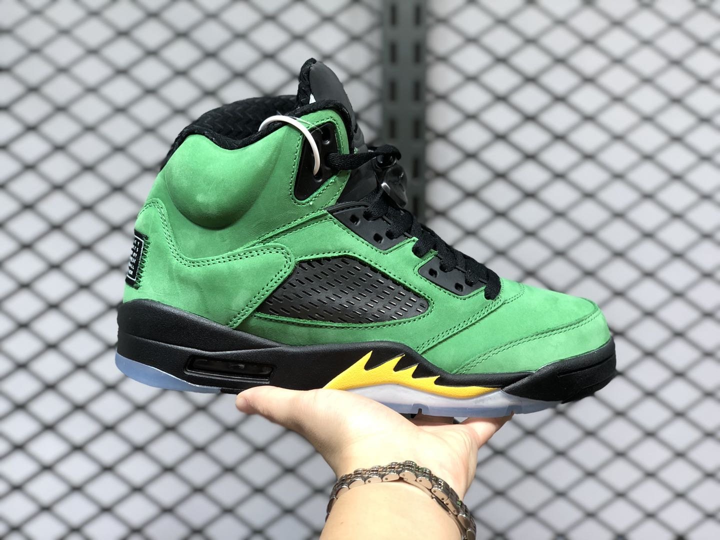 Air Jordan 5 SE Apple Green