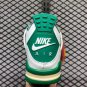 Air Jordan 4 White-Metallic Green-Sail Sneakers New Sale