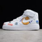 New Arrival Supreme x Nike Air Force 1 High Mid’07 AQ8017-100 White