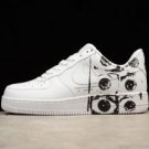 Supreme x CDG x Nike Air Force 1 White Mens Womens Sneakers 923044-100
