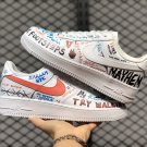 Vlone x Pauly x Nike Air Force 1 Low “Mase” 315122-111 Graffiti Harlem White