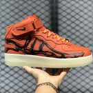 Nike Air Force 1 Mid Skeleton Brilliant Orange