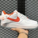 Men’s Shoes Nike Air Force 1 Low White Orange In Stock CJ8596-103