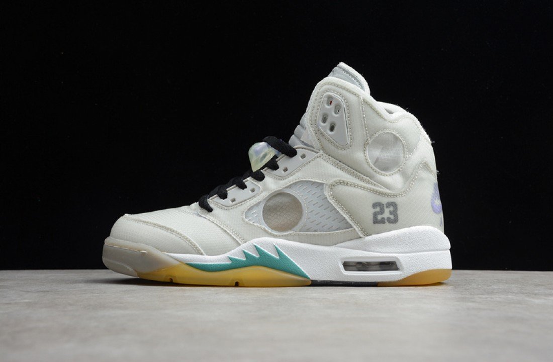 Virgil Abloh Off-White x Air Jordan 5 Teal