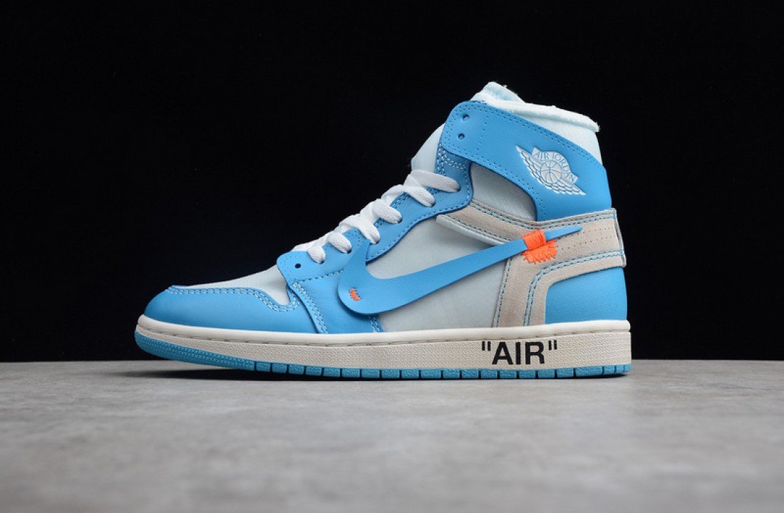 Off-White x Air Jordan 1 UNC University Blue AQ0818-148