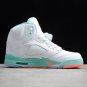 Air Jordan 5 Retro Light Aqua 440892-100