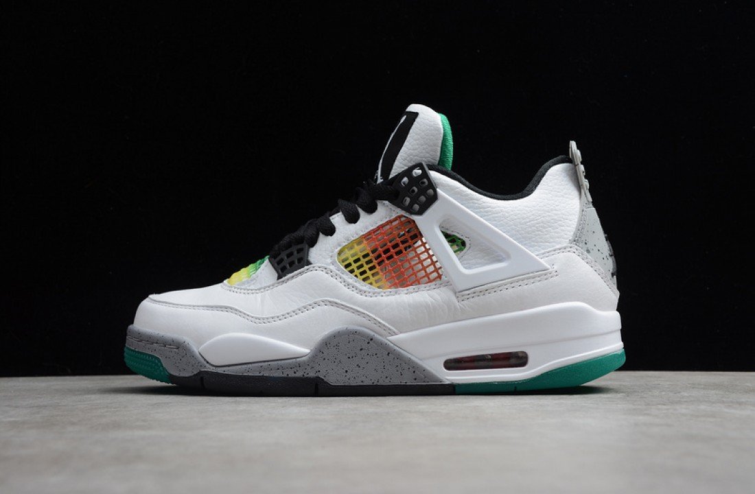 Air Jordan 4 Rasta Lucid Green AQ9129-100