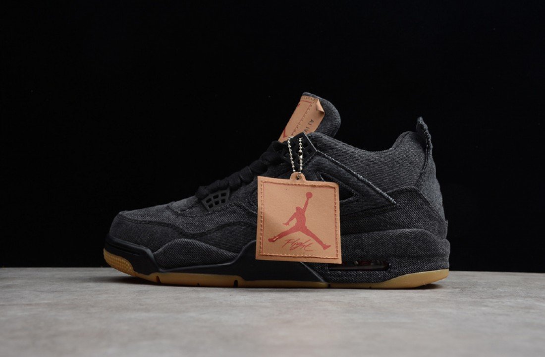 Air Jordan 4 Retro Levi's Black AO2571-001