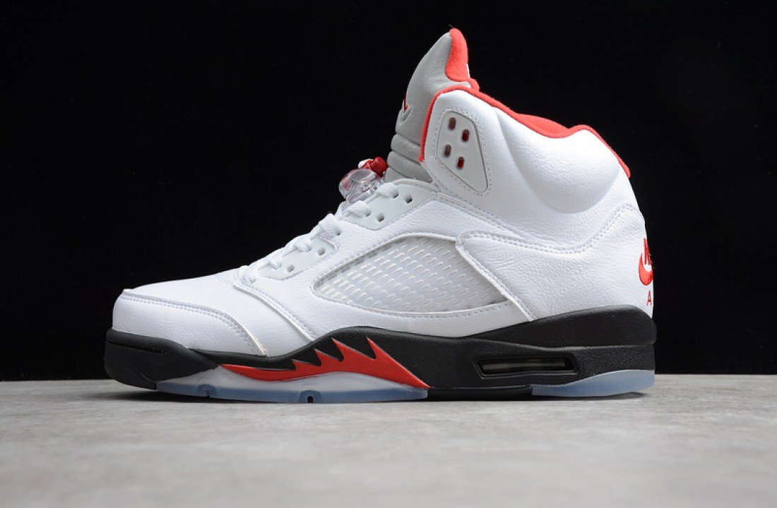 Air Jordan 5 Fire Red Silver Tongue 2020 DA1911-102