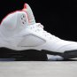 Air Jordan 5 Fire Red Silver Tongue 2020 DA1911-102