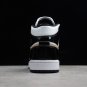 Air Jordan 1 Mid Patent Black White Gold 852542-007