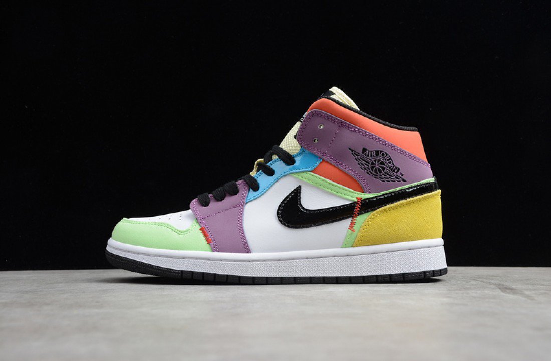 Air Jordan 1 Mid SE Multicolor Lightbulb CW1140-100