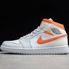 Air Jordan 1 Mid Starfish Orange Pure Platinum CW7591-100