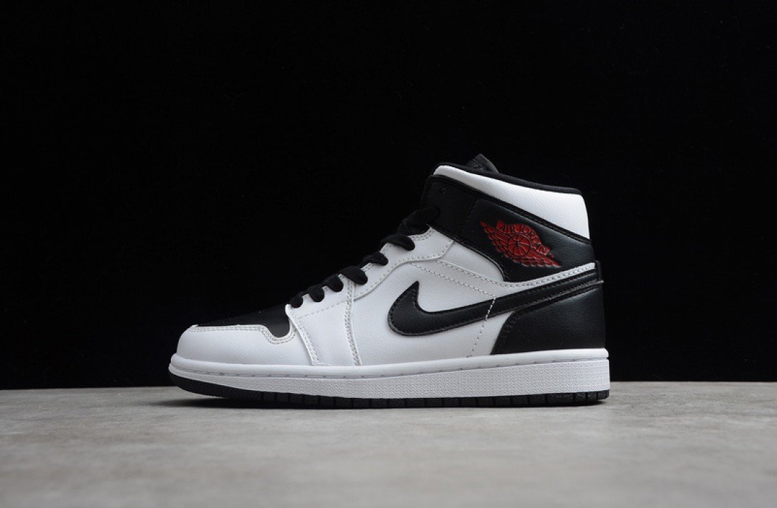 Air Jordan 1 Mid Wmns Reverse Black Toe BQ6472-101