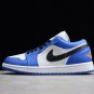 Air Jordan 1 Low Hyper Royal Orange Peel 553558-401