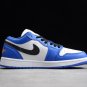 Air Jordan 1 Low Hyper Royal Orange Peel 553558-401
