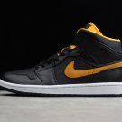 Air Jordan 1 Mid Black University Gold CI9352-001