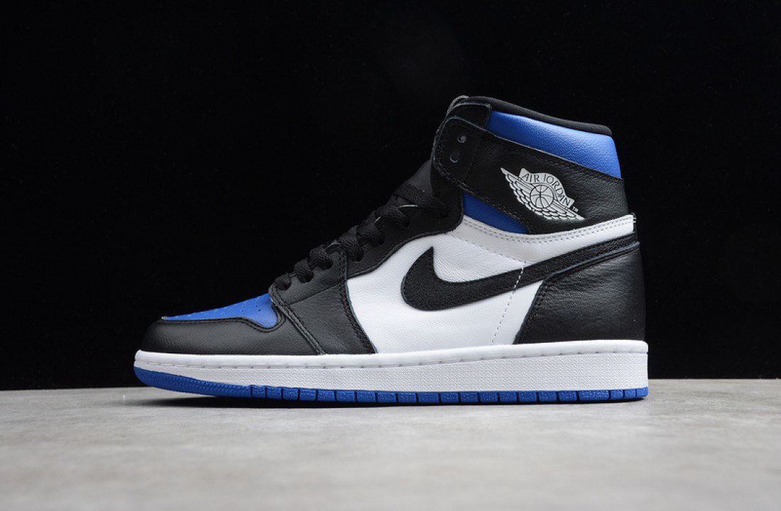 Air Jordan 1 High Black Game Royal 2020 555088-041