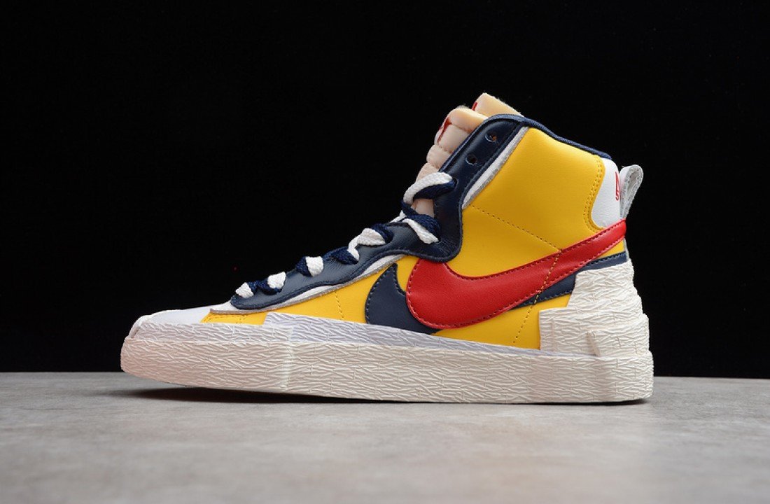 Nike Blazer Mid Sacai Maize Navy BV0072-700