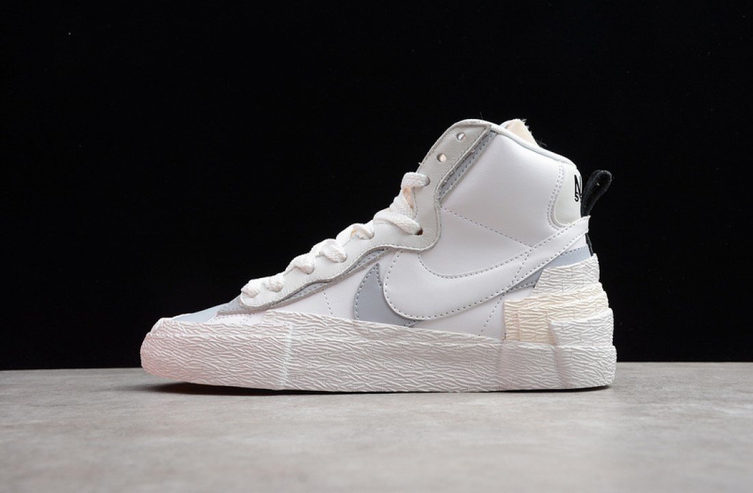Nike Blazer Mid Sacai White Grey BV0072-100