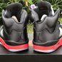 Air Jordan 5 Satin Black Red 136027-006