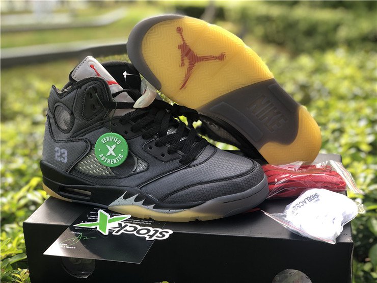 Jordan 5 Retro Off-White Black