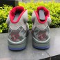 Jordan 5 V Retro Camo Dark Stucco Fire Red 136027-051