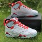 Air Jordan 7 Girls White Topaz Mist Ember Glow 442960-104
