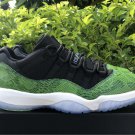 Jordan 11 Retro Low Green Snakeskin