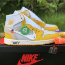 Off-White x Air Jordan 1 Retro High OG 'Canary Yellow' AQ0818 149