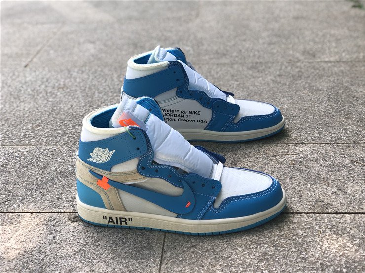 Off-White x Air Jordan 1 Retro High OG 'UNC' aq0818 148