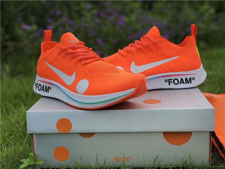 Off-White x Zoom Fly Mercurial Flyknit 'Total Orange' AO2115 800