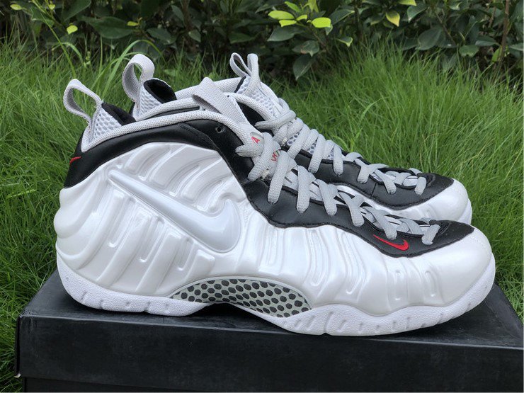Nike Air Foamposite Pro White Black University Red 624041 103