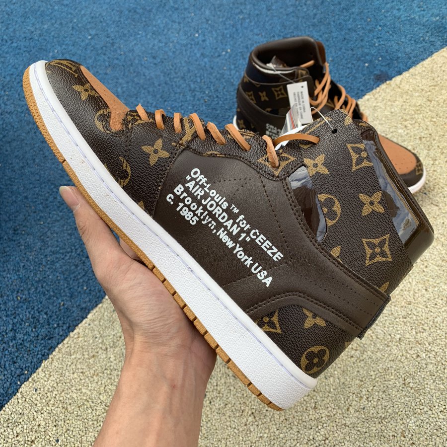 Air Jordan 1 Off Whit x ow LV AQ0818-158