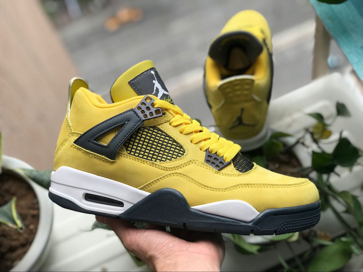 Air Jordan 4 lightning LS AJ4 314254-702
