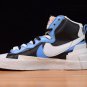 Sacai x Nike Blazer Mid White Black Legend Blue BV0072-001