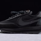 Sacai x Nike LDWaffle Triple Black
