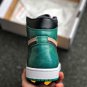 Air Jordan 1 High Premium Bio Beige Black-Mystic Green On Sale