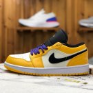 Air Jordan 1 Low “Lakers” Yellow White-Black-Purple For Sale