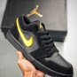 Air Jordan 1 Low Black Yellow 553558-071 For Sale
