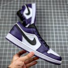 Air Jordan 1 Low Court Purple White-Black 553558-500 For Sale