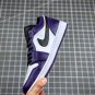 Air Jordan 1 Low Court Purple White-Black 553558-500 For Sale