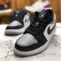 Air Jordan 1 Low White Atmosphere Grey-Black 553558-110 For Sale